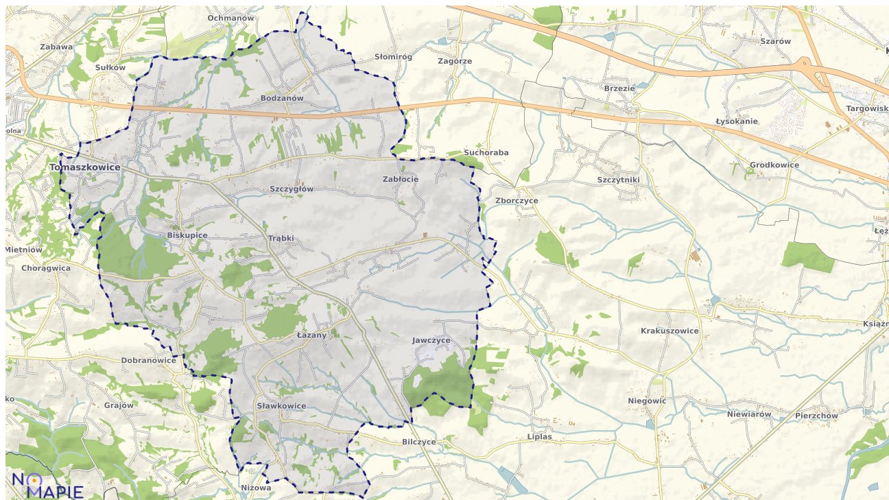 Mapa uzbrojenia terenu Biskupic